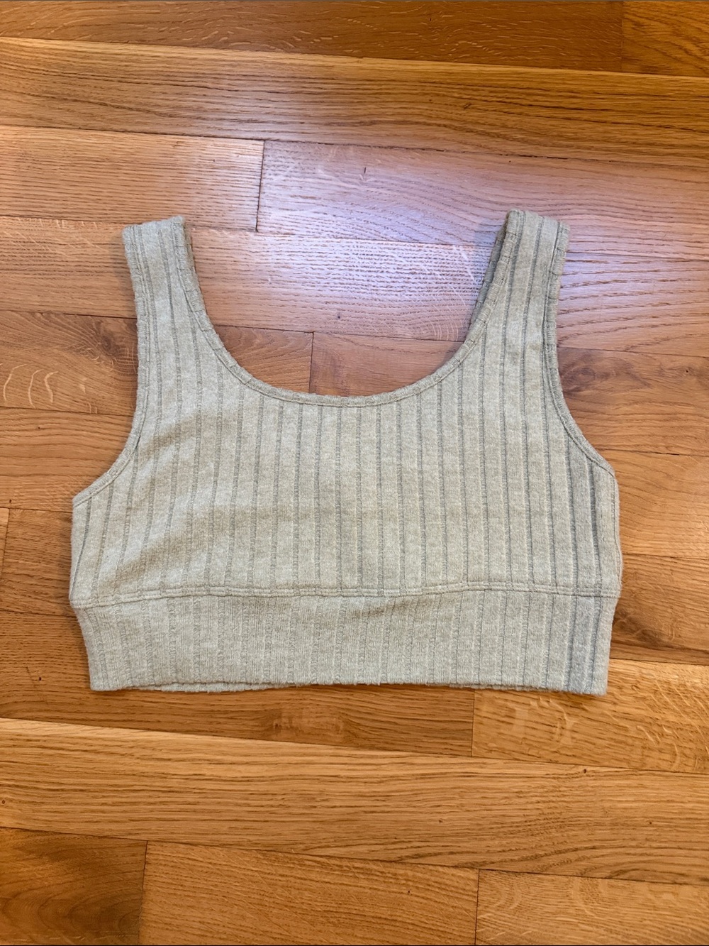 Z Supply Zoe Silky Ribbed Tank Bra